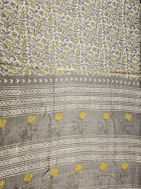 Chanderi Cotton Silk Saree